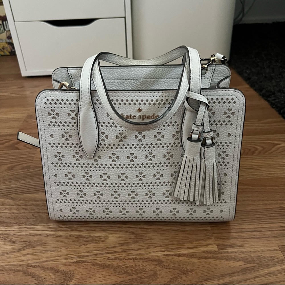 White Kate spade purse